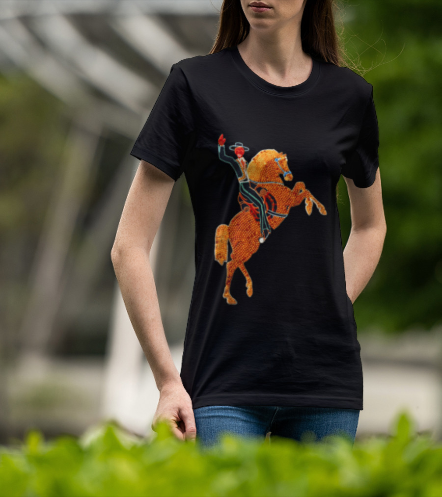 Las Vegas Cowboy Neon Sign T-Shirt
