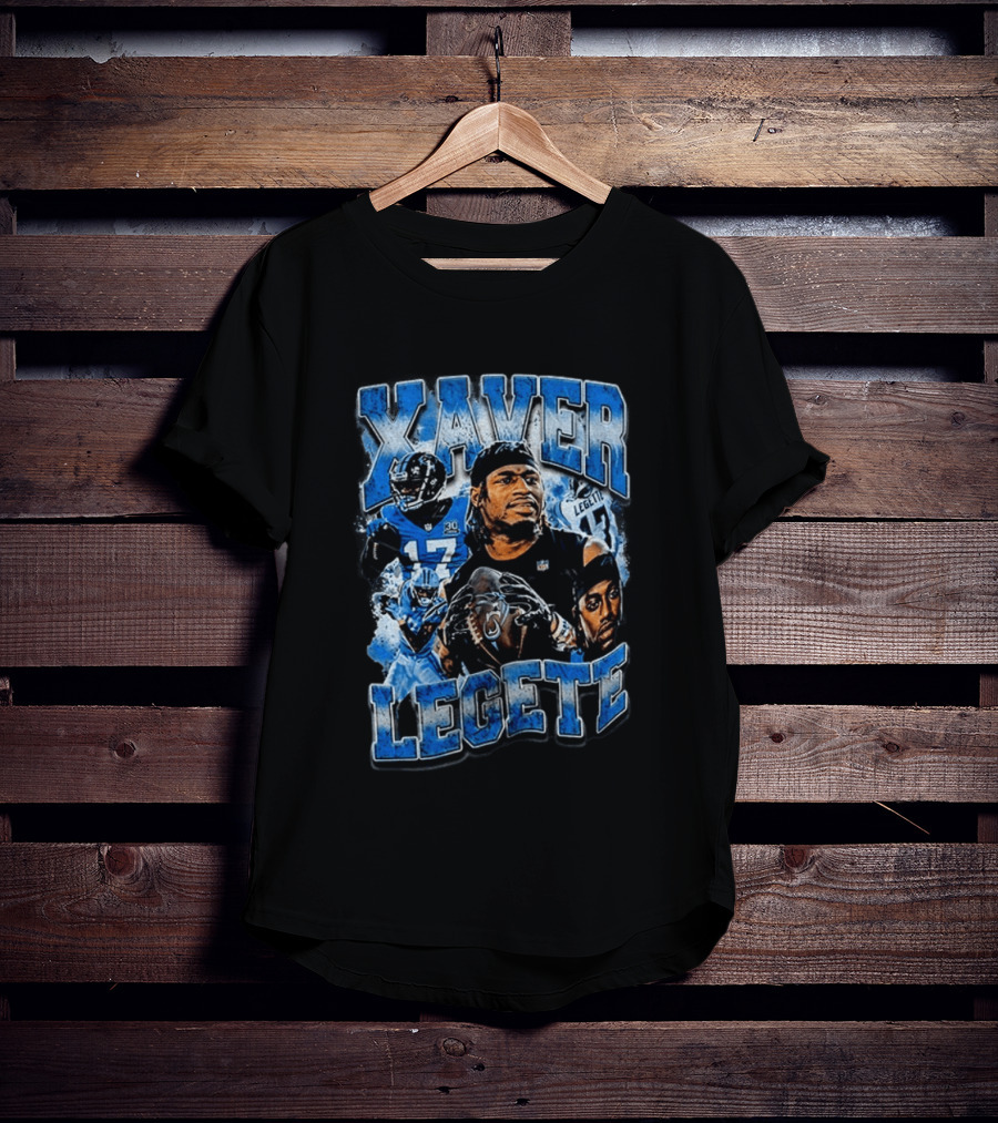 Xavier Legette Carolina Football Sports Tribute With Mac T-Shirt