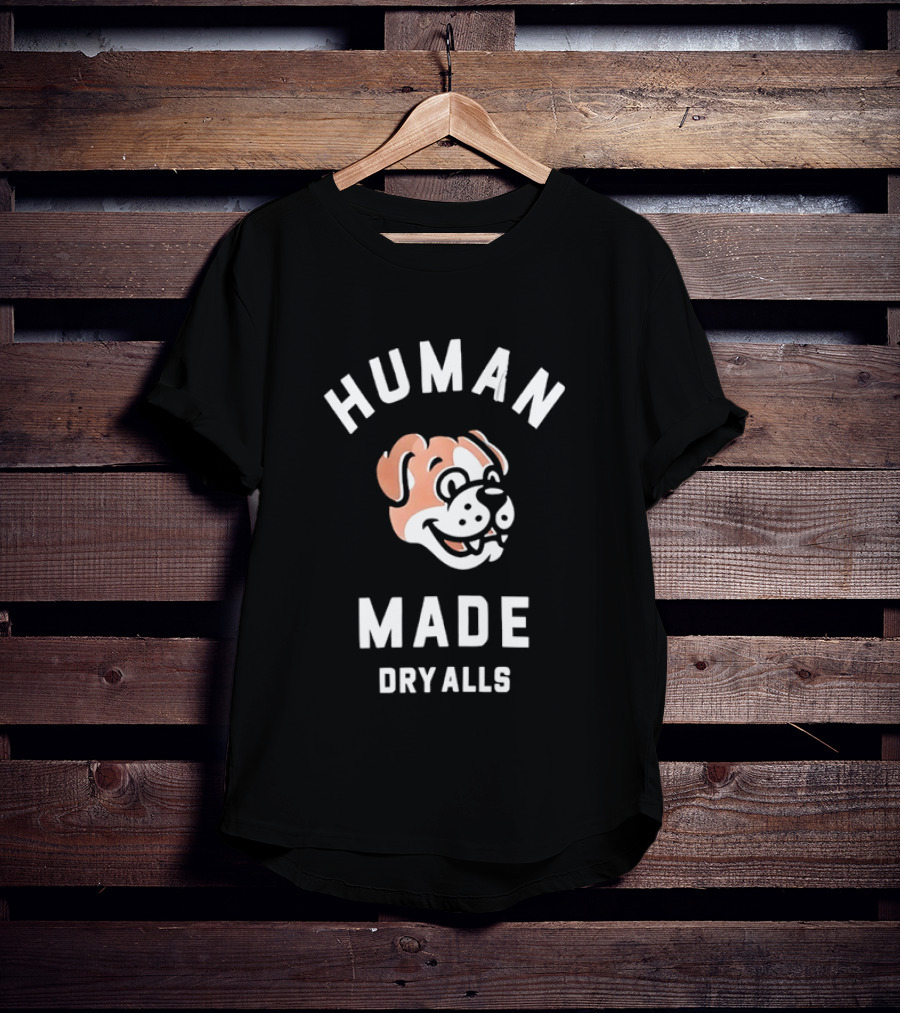 Human Made Dry Alls Nigo Streetwear Bulldog Motif T-Shirt