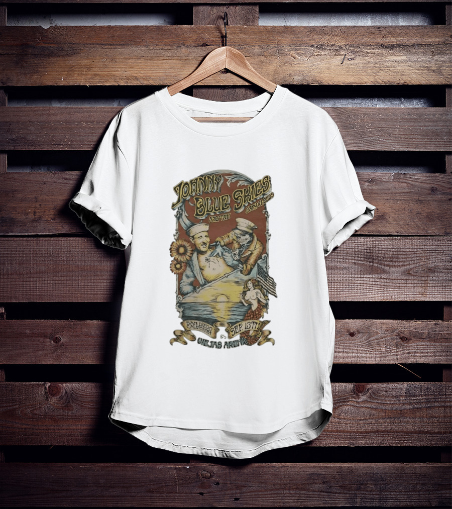 Johnny Blue Skies And The Dark Clouds Live San Diego California Sep 13th Viejas Arena T-Shirt