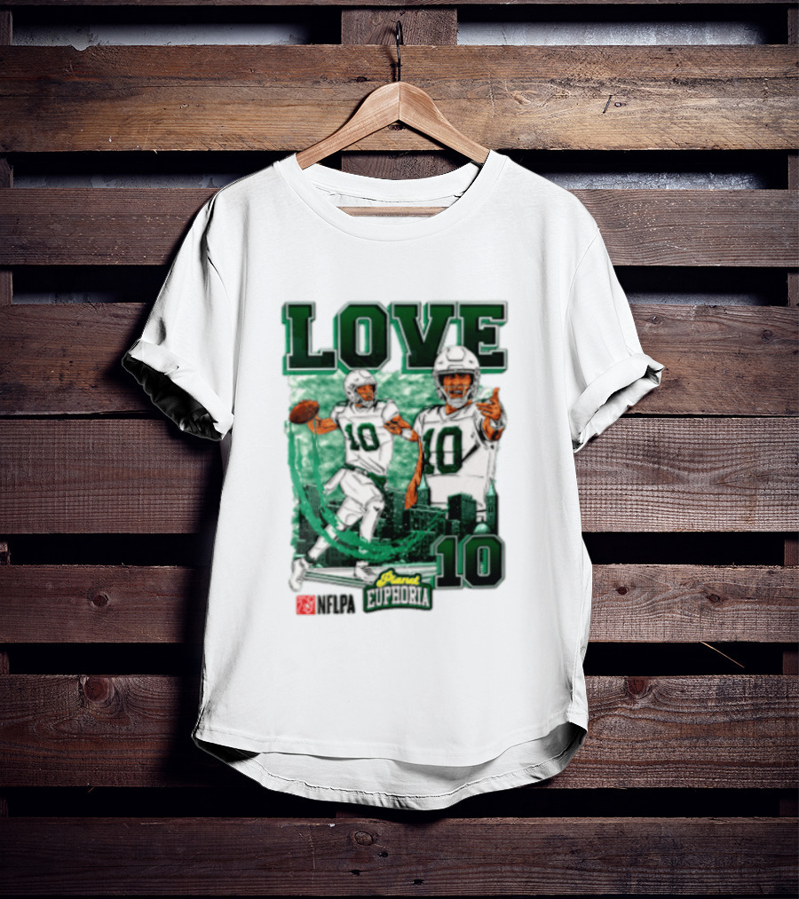 Jordan Love 10 NFLPA Euphoria Player Edition T-Shirt