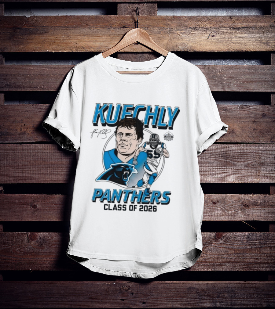 Kuechly Panthers Class Of 2026 Hall Of Fame T-Shirt