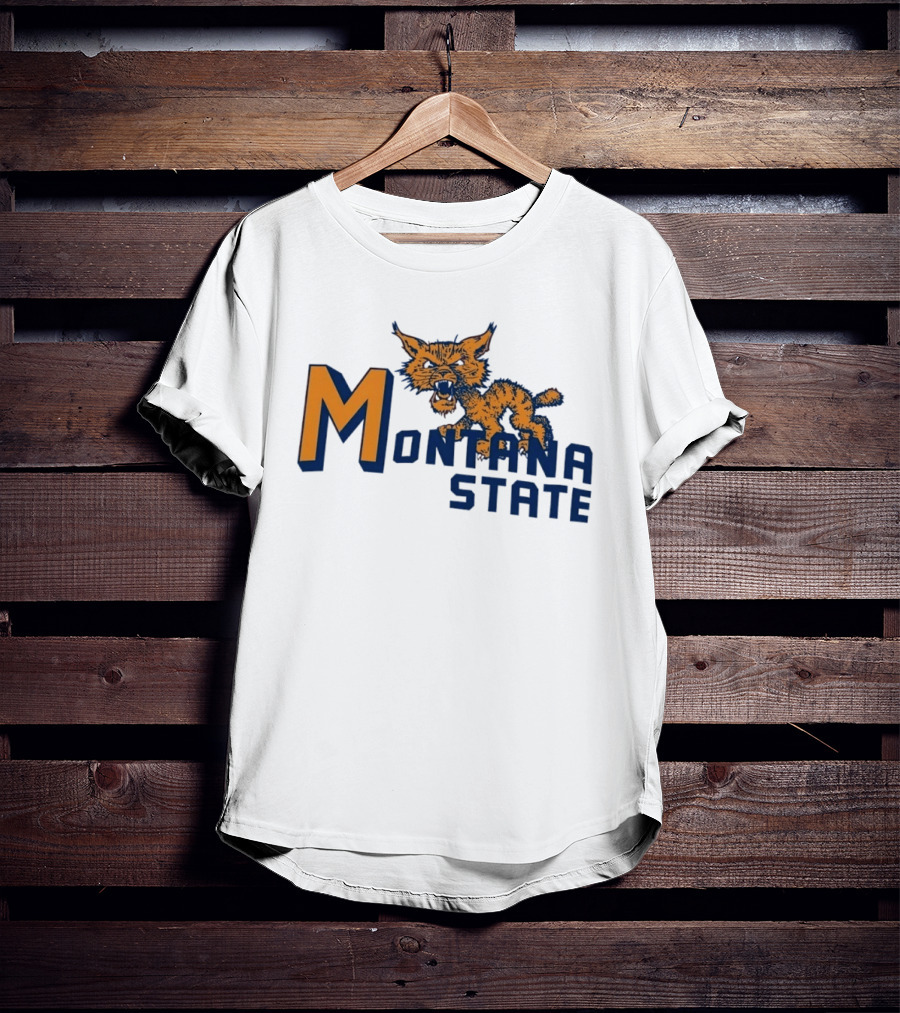 Montana State Bobcats Vintage NCAA Sports T-Shirt