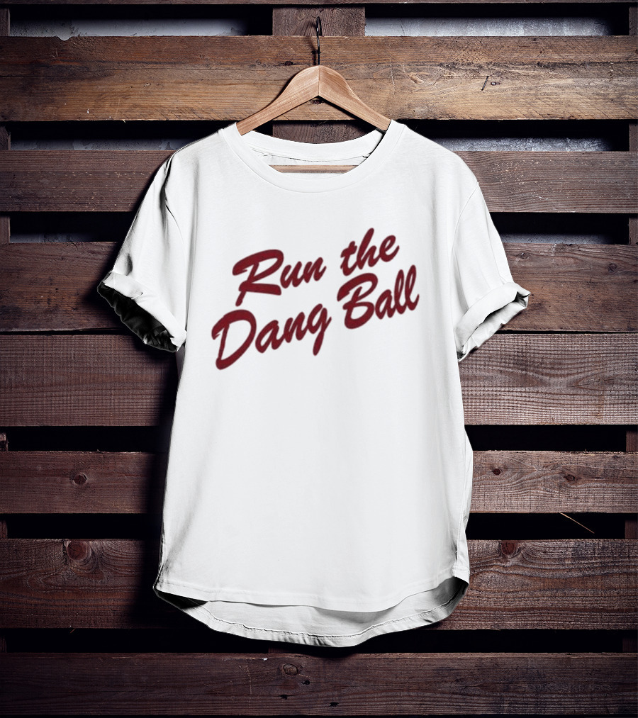 Oklahoma Sooners Run The Dang Ball Football Fan Gear T-Shirt