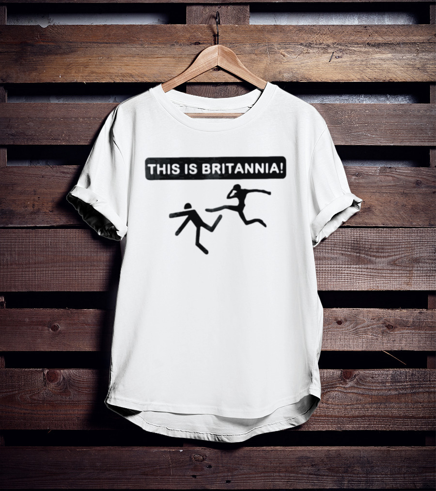 This Is Britannia Stick Figure Kick T-Shirt