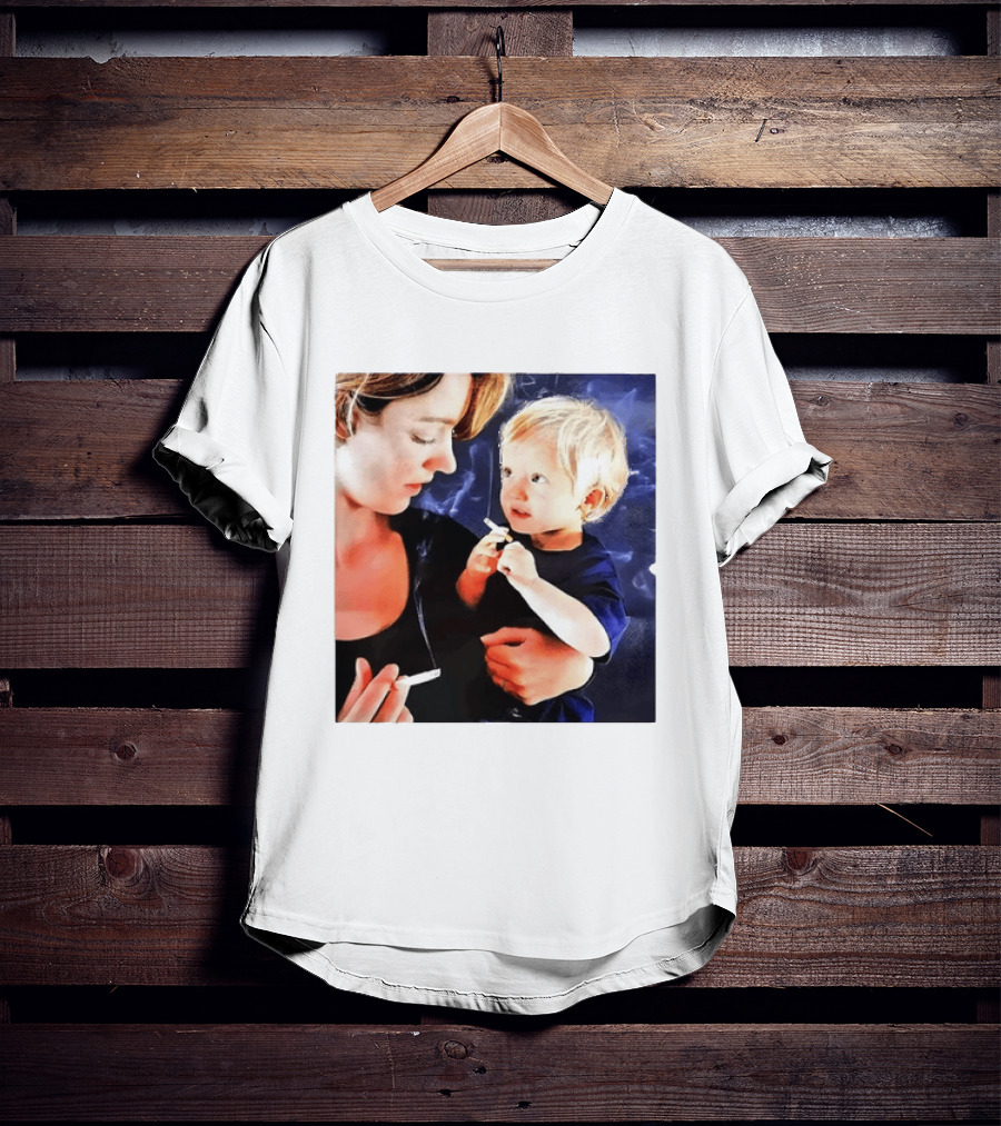 When You Light Up So Does He Anti Smoking Awareness T-Shirt