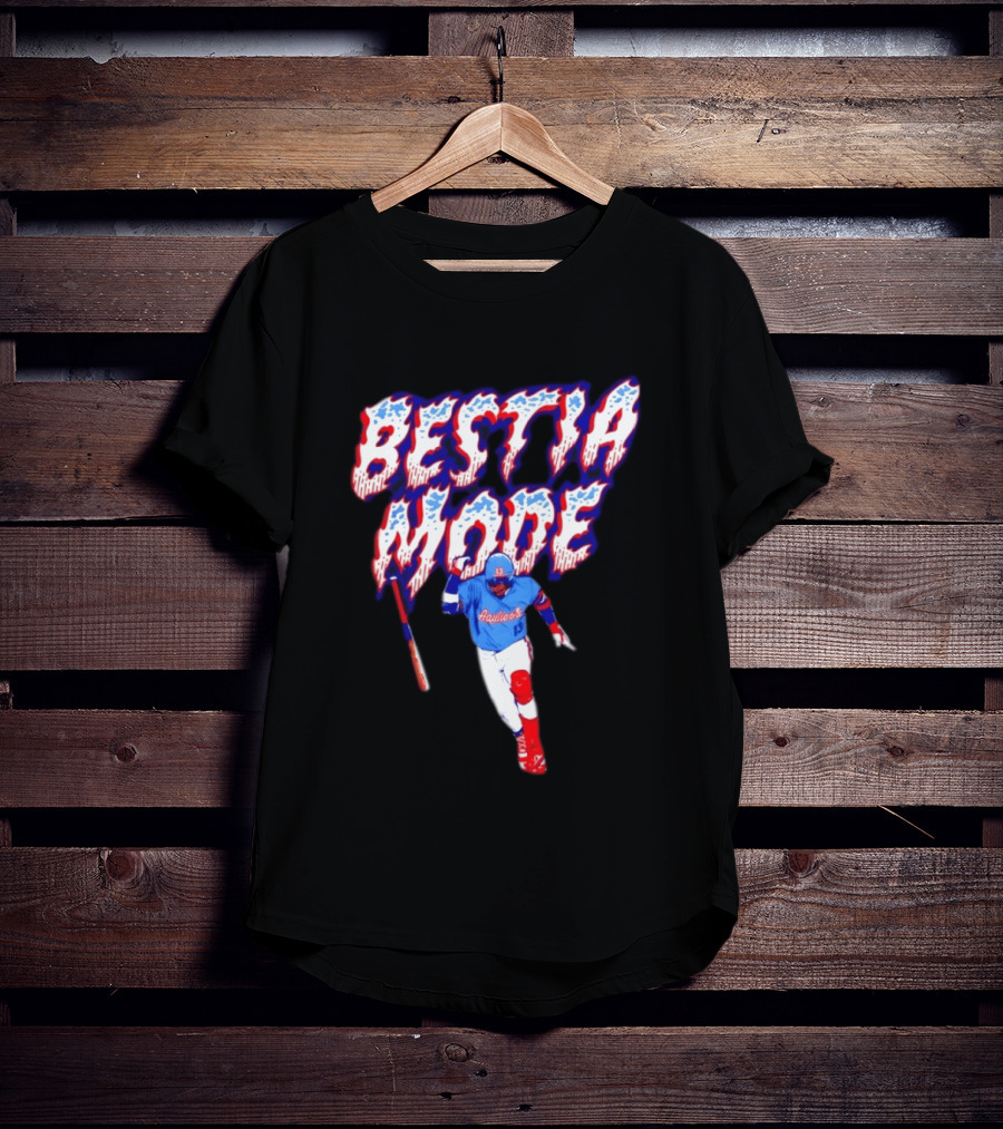 BESTIA MODE Aquicos 13 Baseball Player Athlete T-Shirt