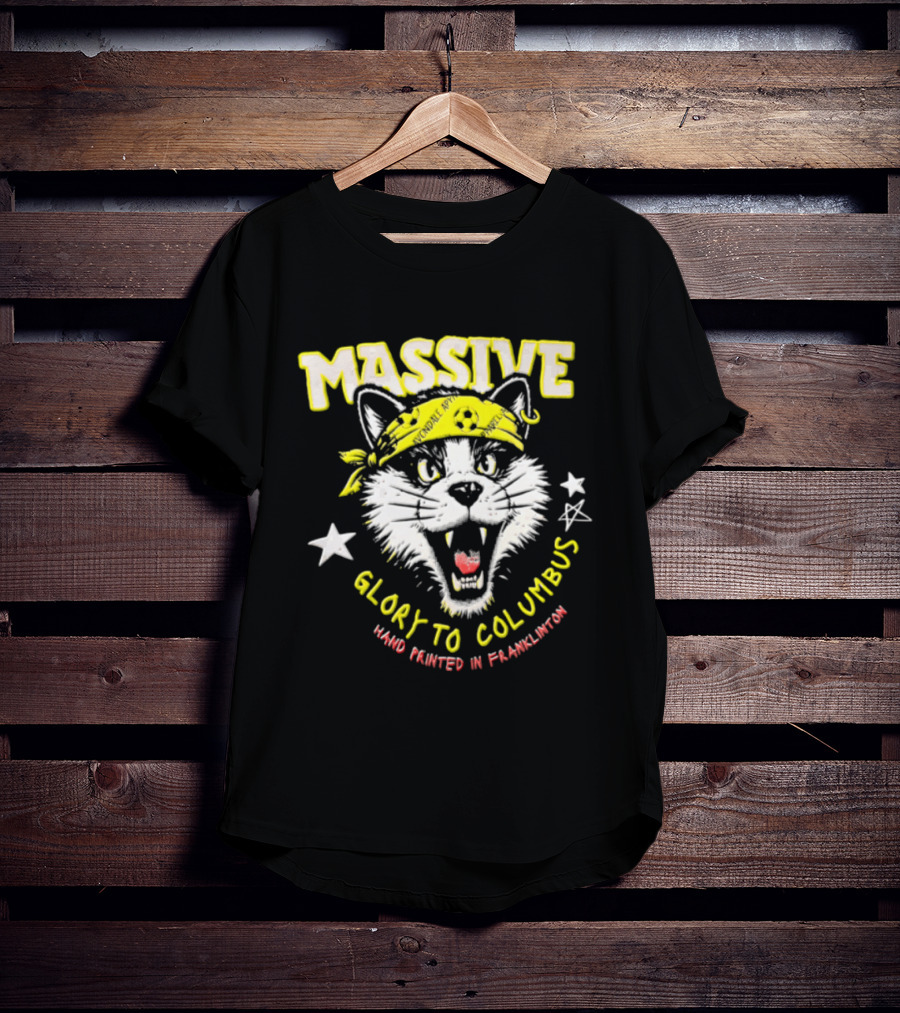 Massive Glory To Columbus Hand Painted Fanklubton T-Shirt