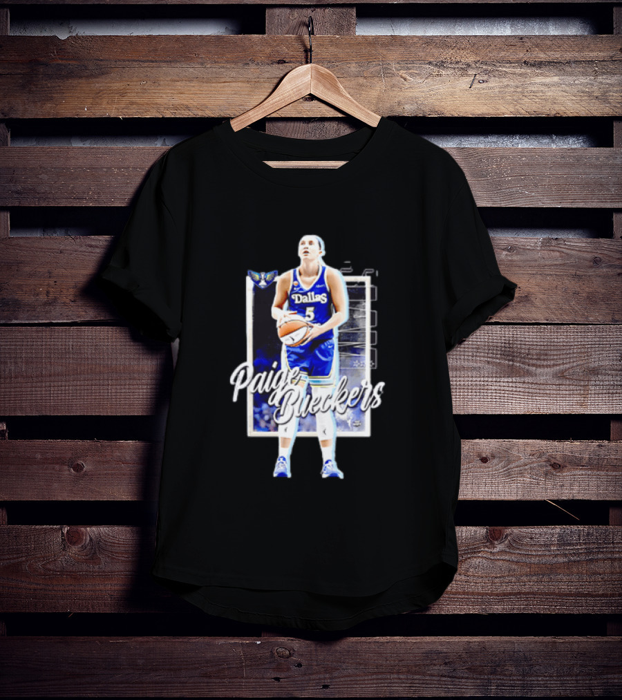 Paige Bueckers Dallas Wings Basketball Player Jersey Number 5 T-Shirt
