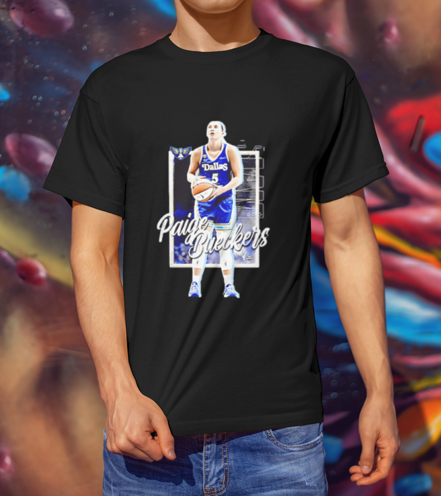 Paige Bueckers Dallas Wings Basketball Player Jersey Number 5 T-Shirt