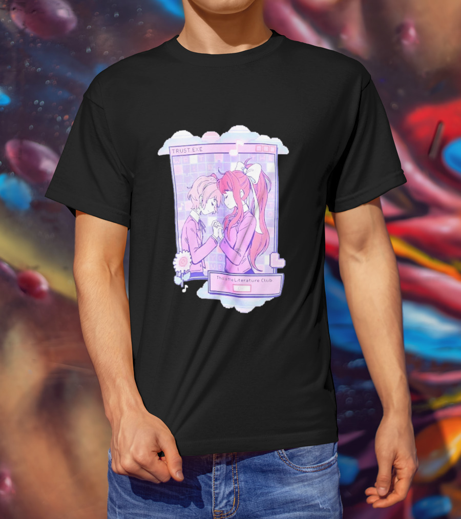 Doki Doki Literature Club Trustexe Monika Sayori This Is The Literature Club T-Shirt