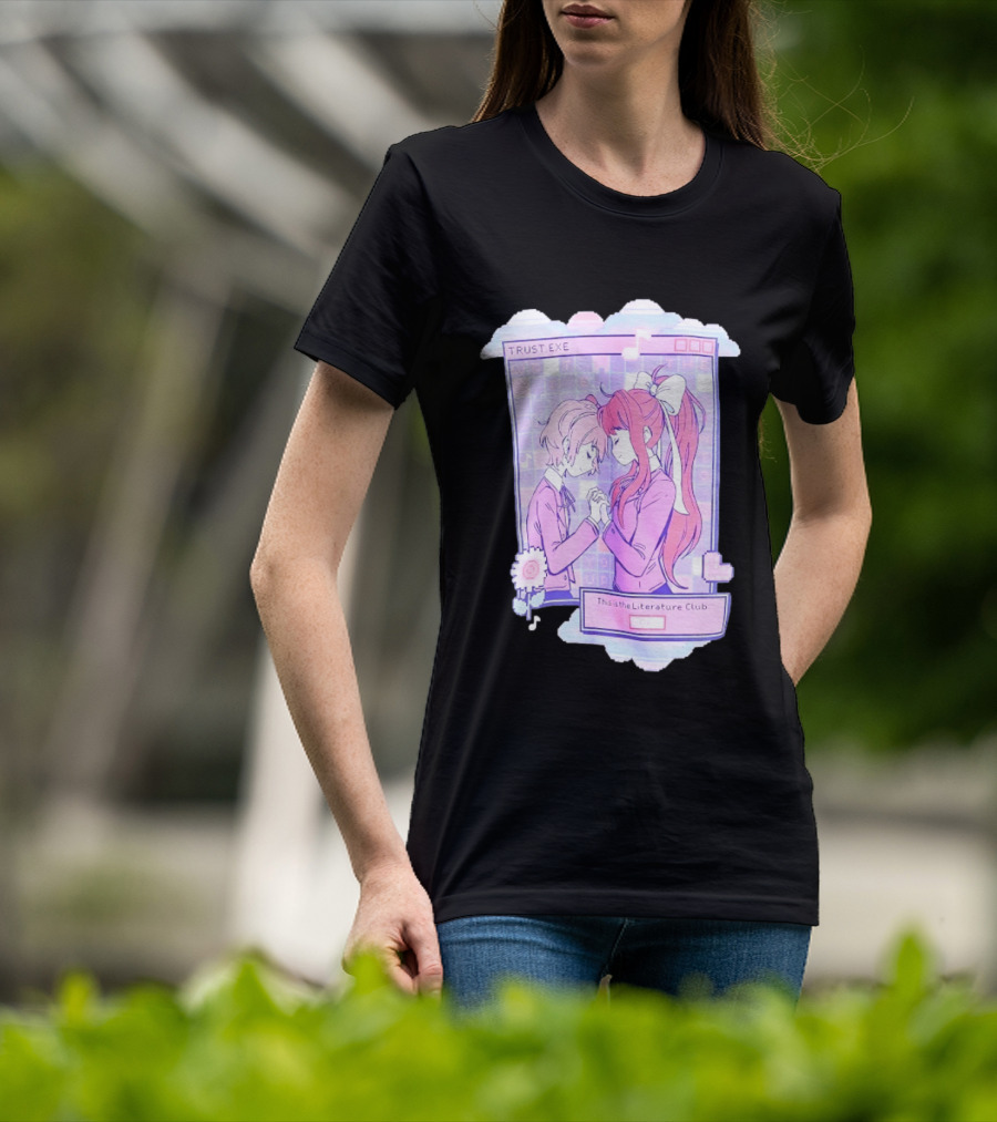 Doki Doki Literature Club Trustexe Monika Sayori This Is The Literature Club T-Shirt
