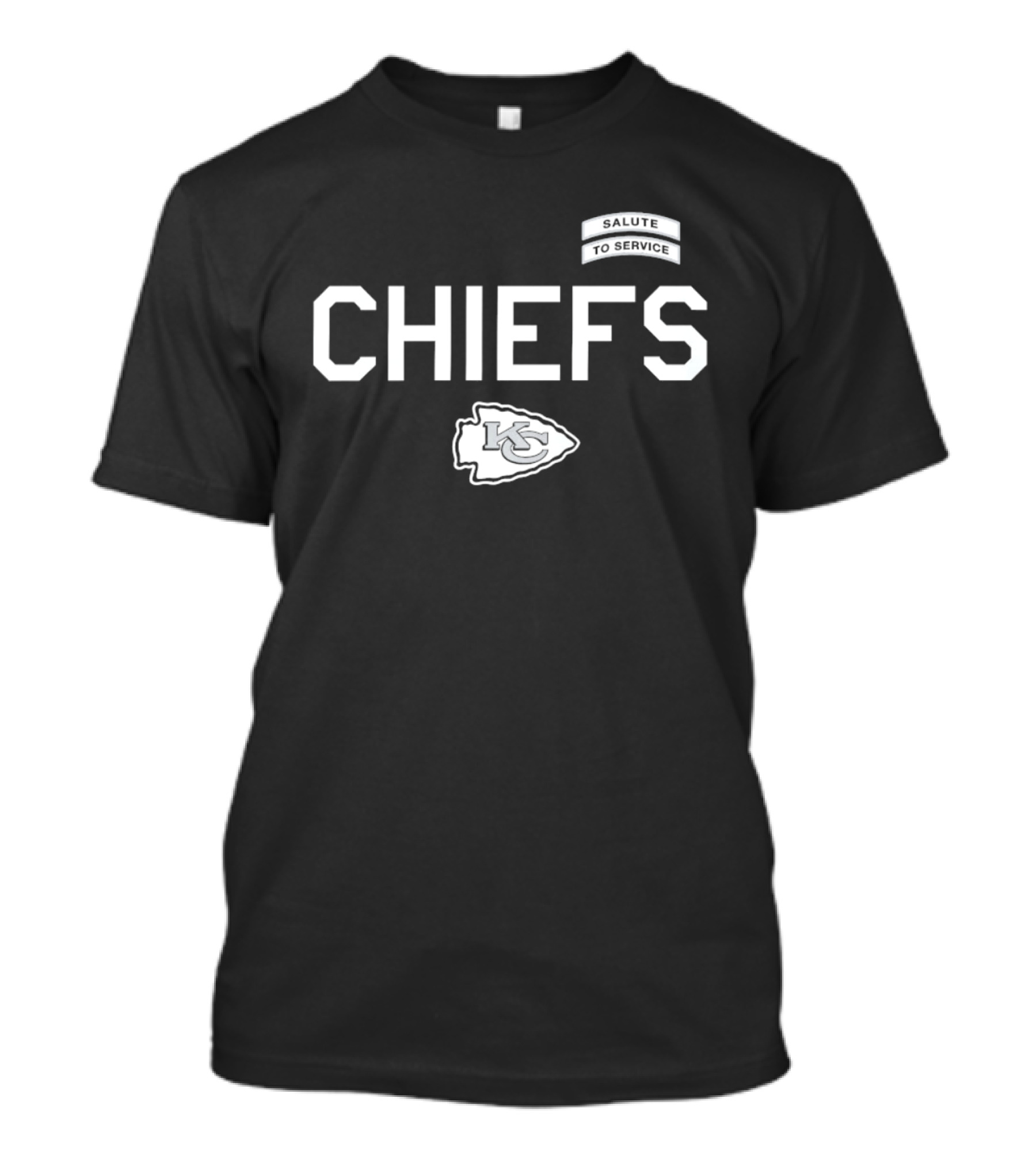 Kansas City Chiefs Salute To Service CHIEFS KC Arrowhead T-Shirt