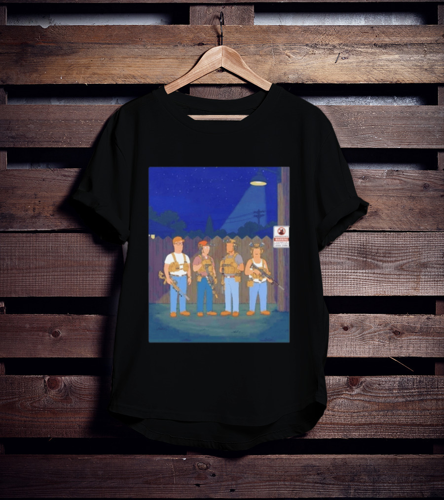 Neighborhood Tactical Squad Warning King Of The Hill T-Shirt