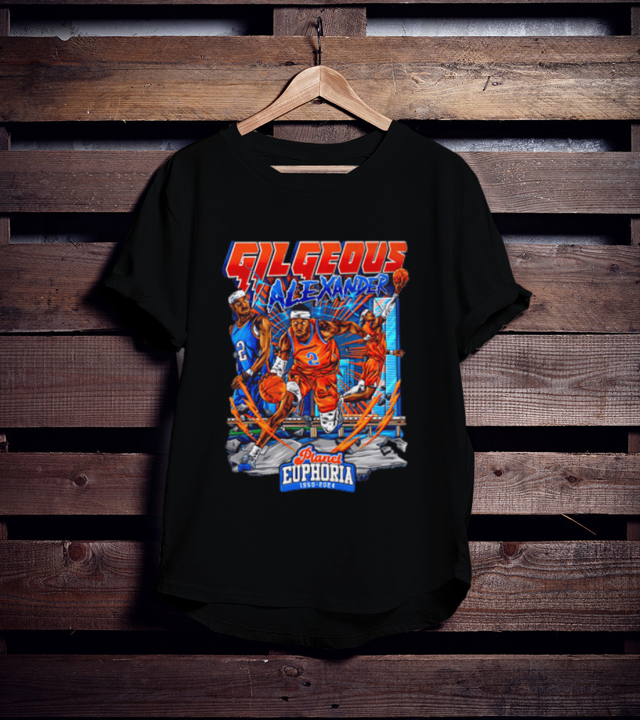 Gilgeous Alexander Oklahoma City Thunder Planet Euphoria 1950 2024 T-Shirt