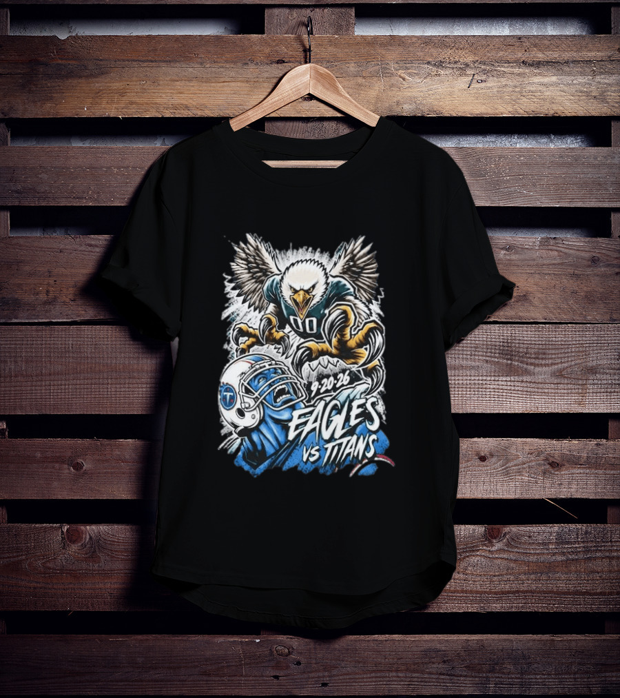 9 20 26 Eagles Vs Titans Game Day Exclusive T-Shirt