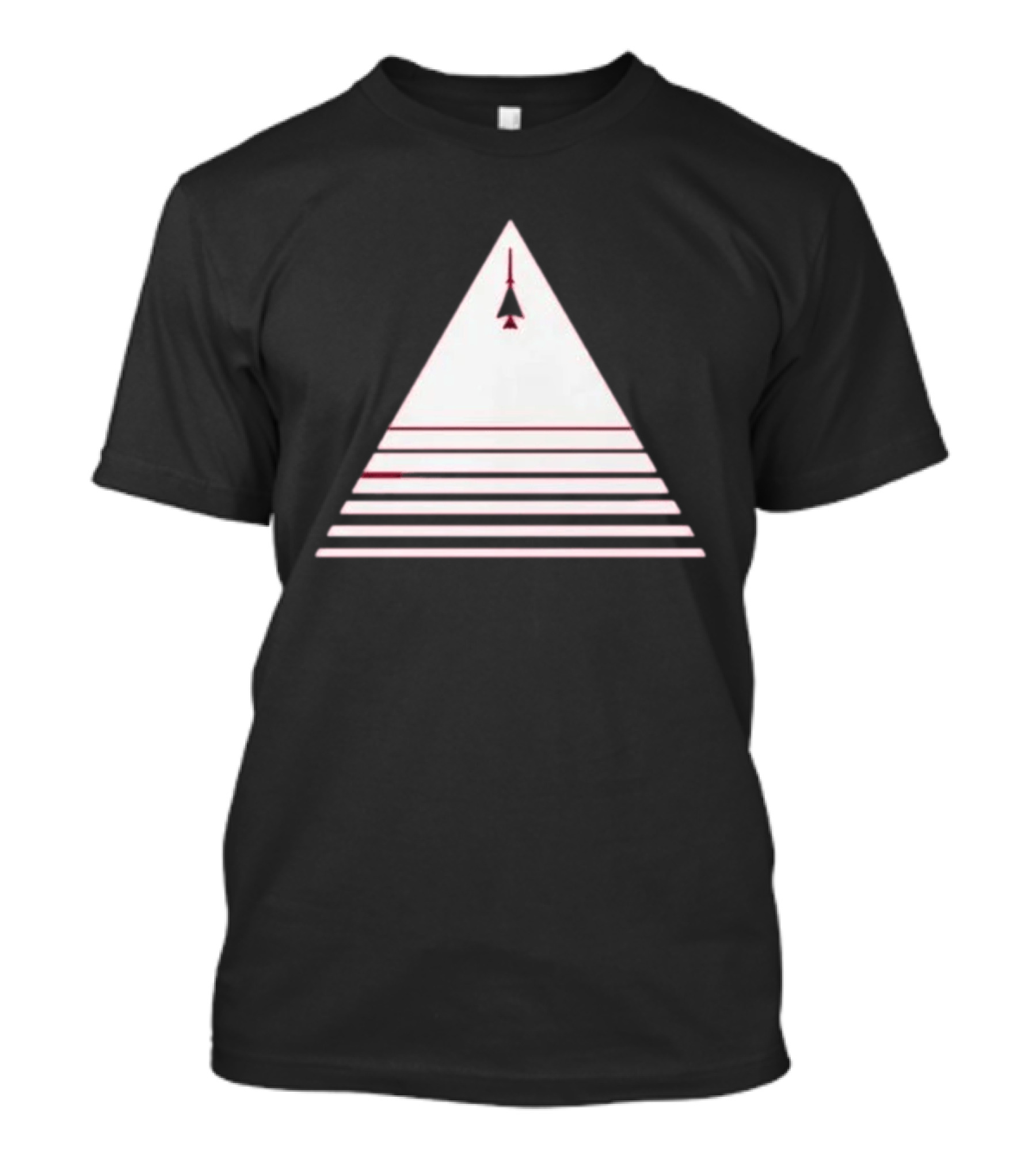 Stuart Fails To Save The Universe Stuart Bloom Jet Airplane Triangle Pyramid T-Shirt
