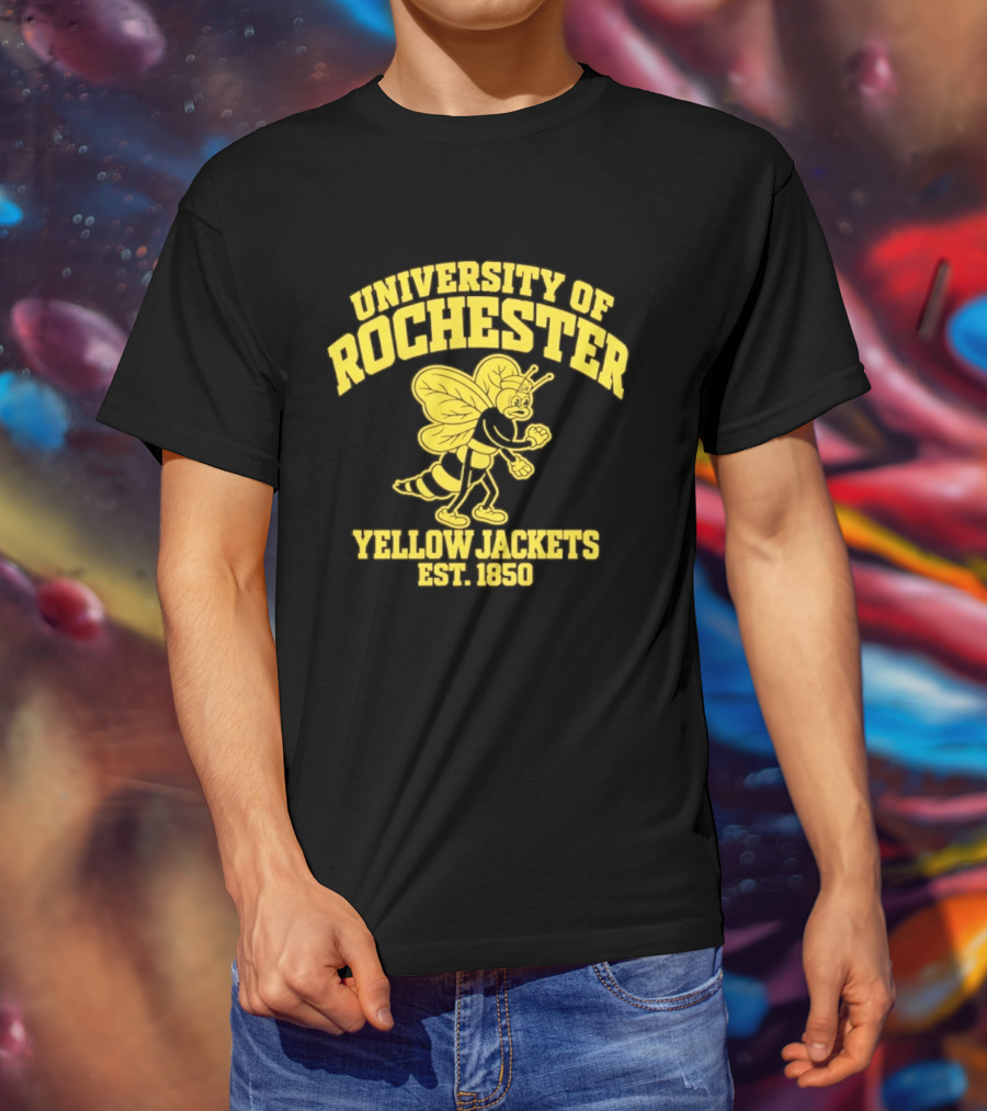 University Of Rochester Yellow Jackets Est 1850 Retro Collegiate T-Shirt
