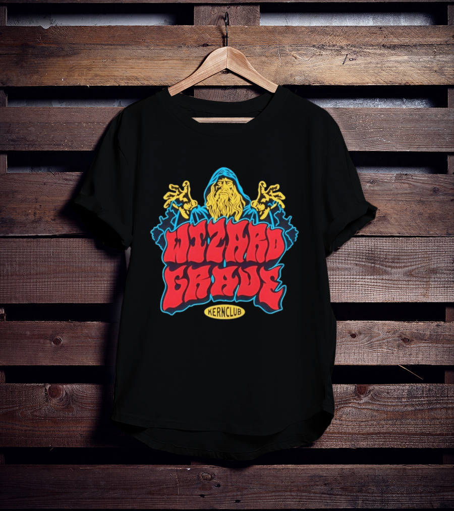 Wizard Grave Kernclub Mystical Occult Fantasy T-Shirt