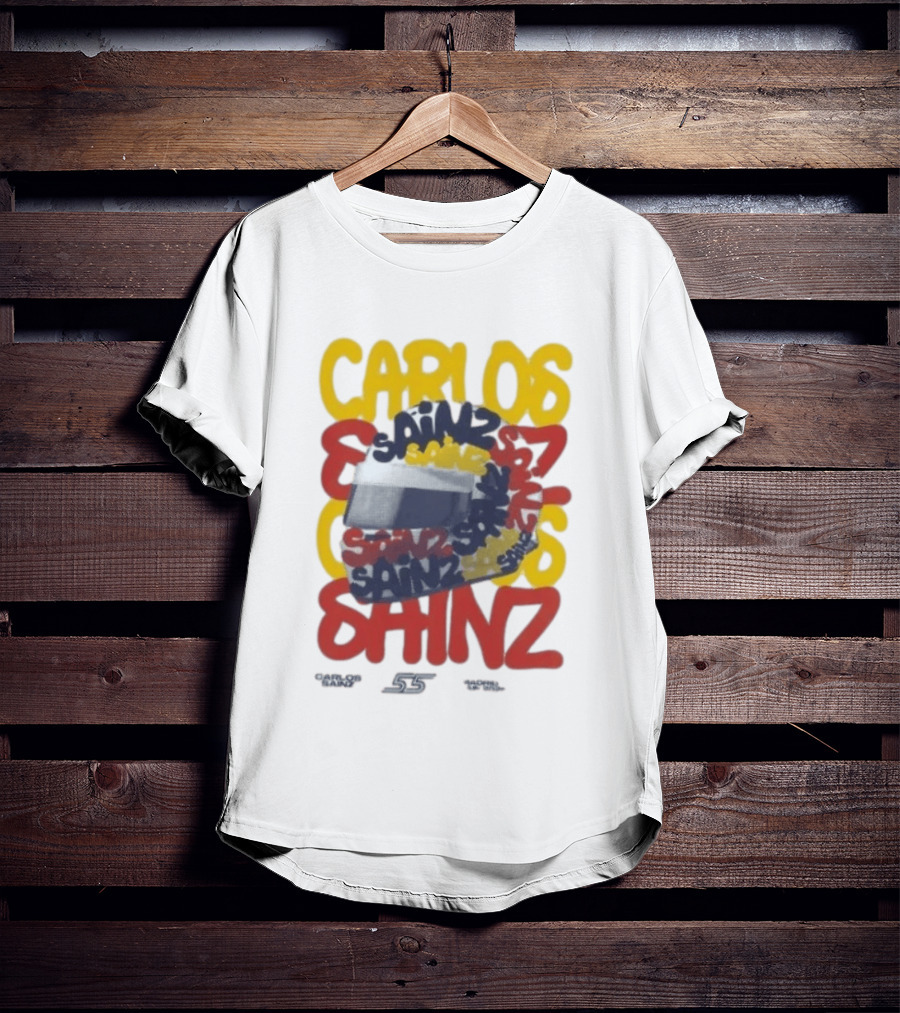Carlos Sainz Madrid F1 Team Race Special 26 Atlassian Williams T-Shirt