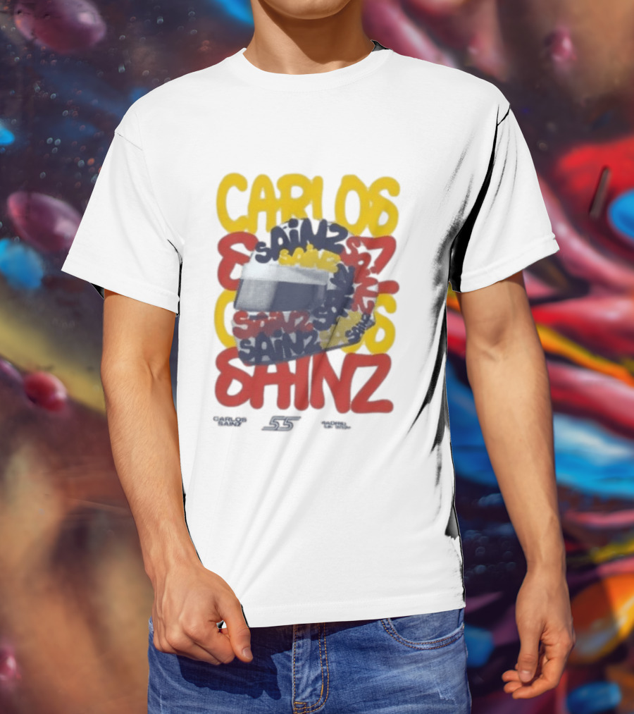 Carlos Sainz Madrid F1 Team Race Special 26 Atlassian Williams T-Shirt