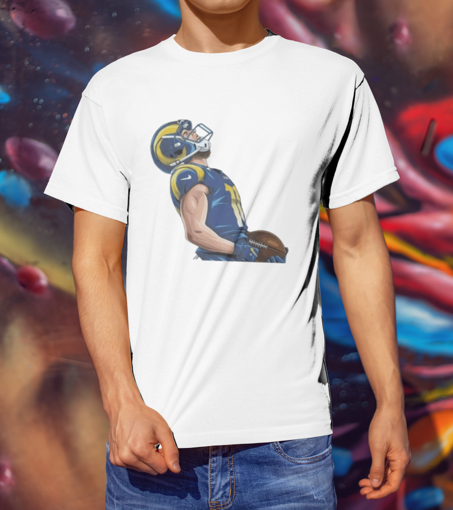 Cooper Kupp Los Angeles Rams No 10 Football Player Celebration T-Shirt