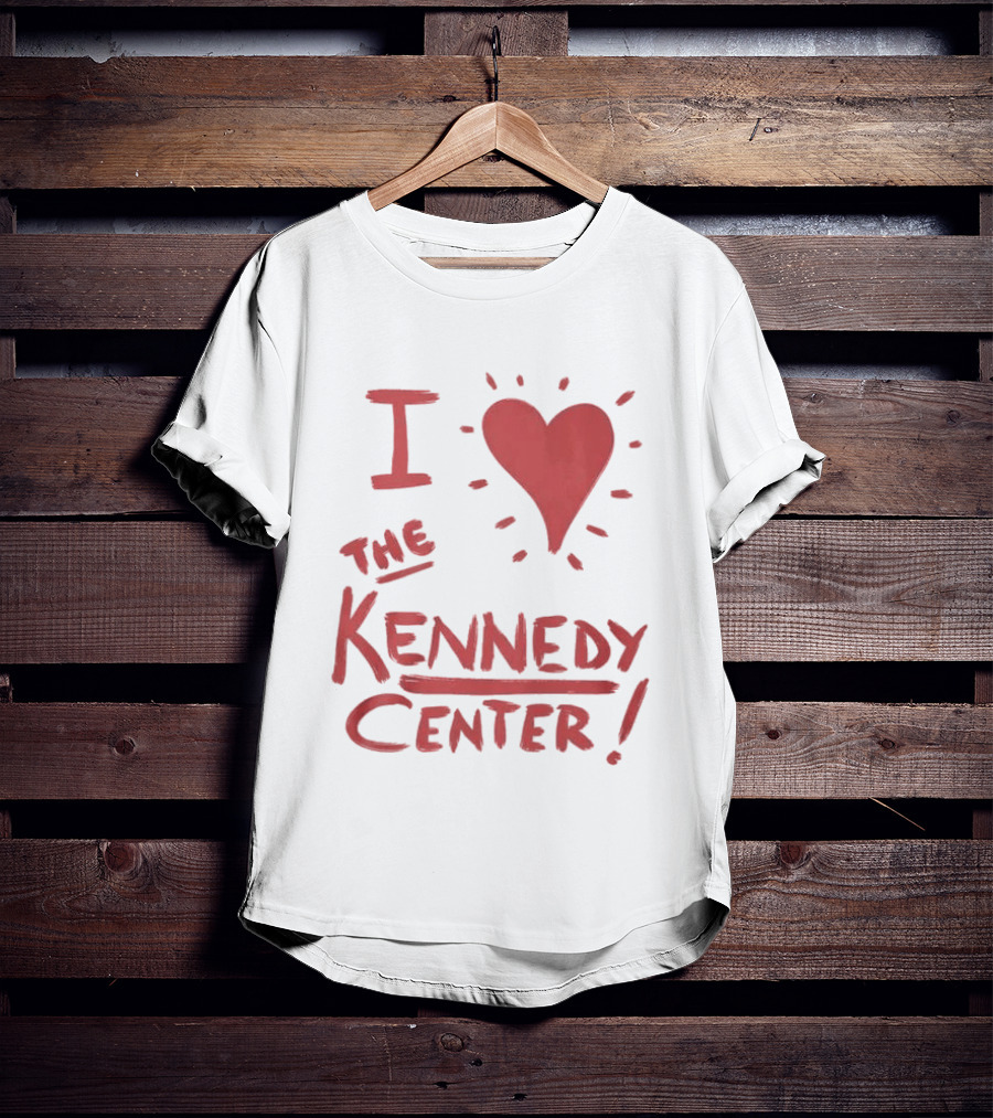 I Love The Kennedy Center Bold Red Heart T-Shirt