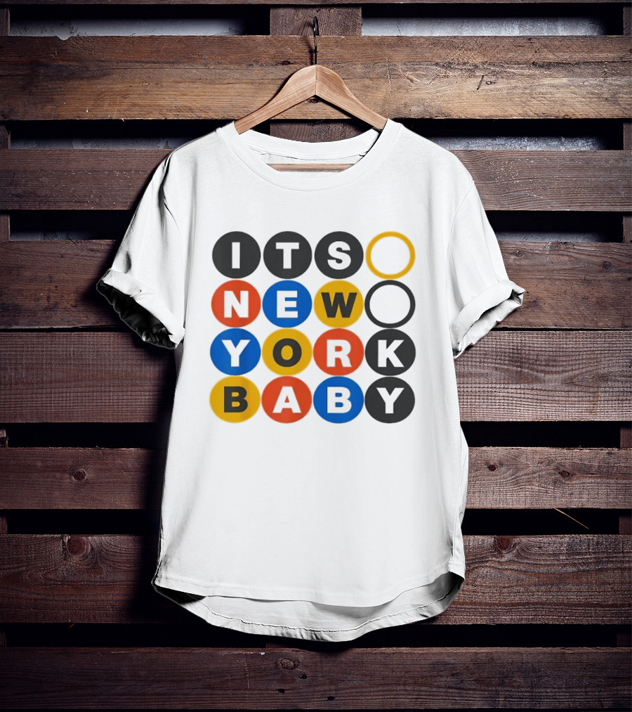 New York Baby Subway NYC Big Apple T-Shirt