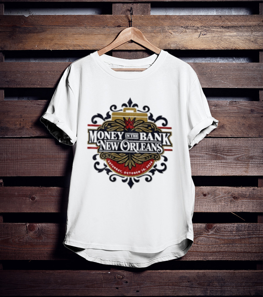 Money In The Bank New Orleans WWE Event October 10 2026 T-Shirt