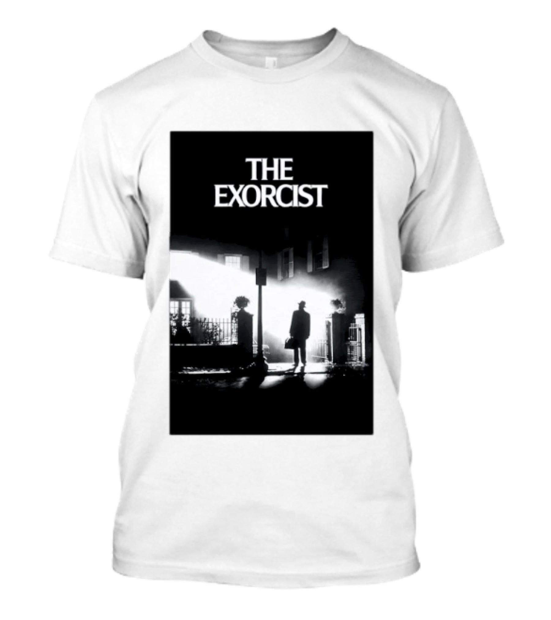 The Exorcist Iconic Horror Movie Walking Man Shadow Scene T-Shirt