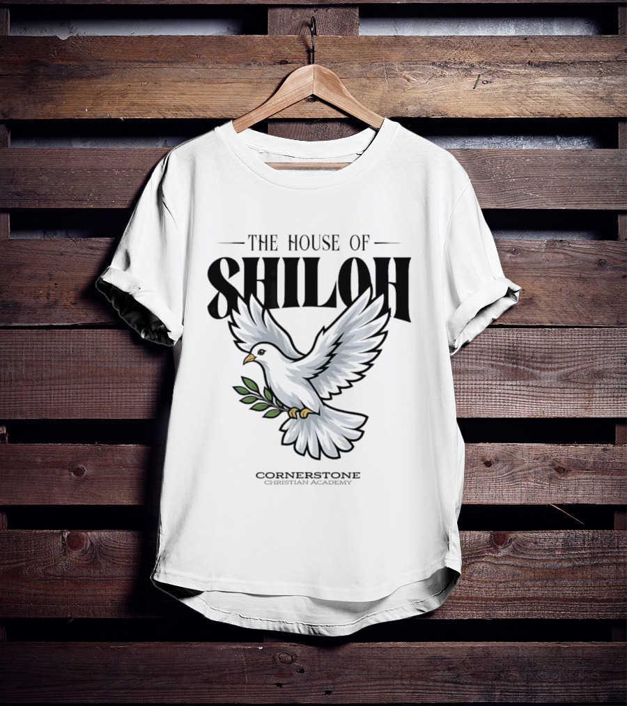 The House Of Shiloh Dove Cornerstone Christian Academy T-Shirt