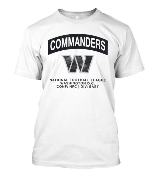 Commanders Washington D.C. NFC East National Football League T-Shirt