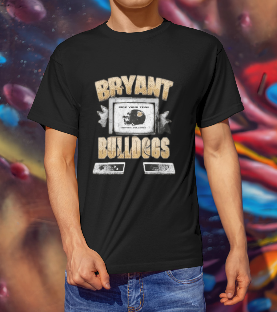 Bryant Bulldogs Pick Your Team Video Game Football Helmet T-Shirt
