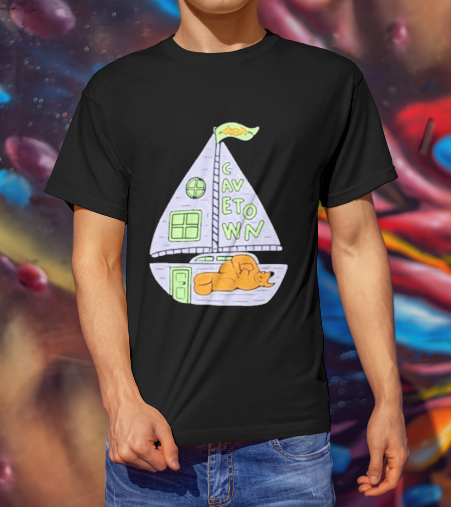 Cavetown Running With Scissors 2026 USA Tour Sail Boat T-Shirt