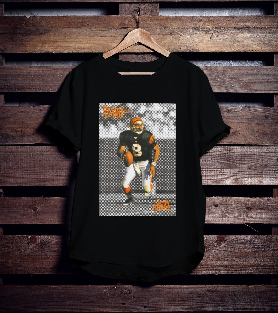 Jeff Blake Eye Of The Tiger Cincinnati Bengals Football QB T-Shirt
