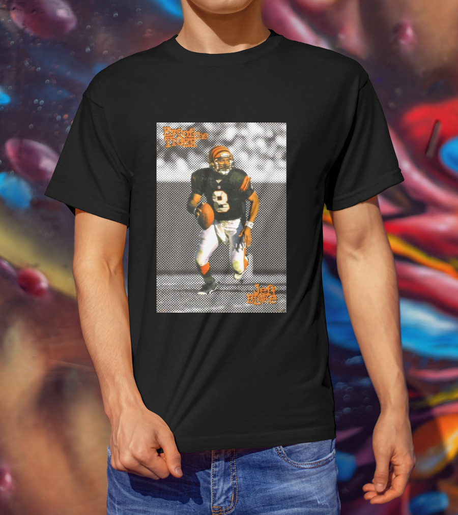 Jeff Blake Eye Of The Tiger Cincinnati Bengals Football QB T-Shirt