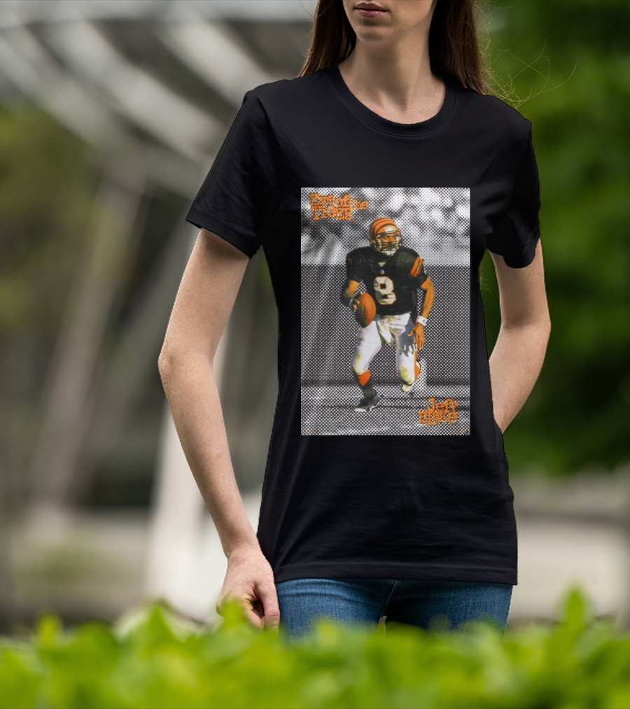 Jeff Blake Eye Of The Tiger Cincinnati Bengals Football QB T-Shirt