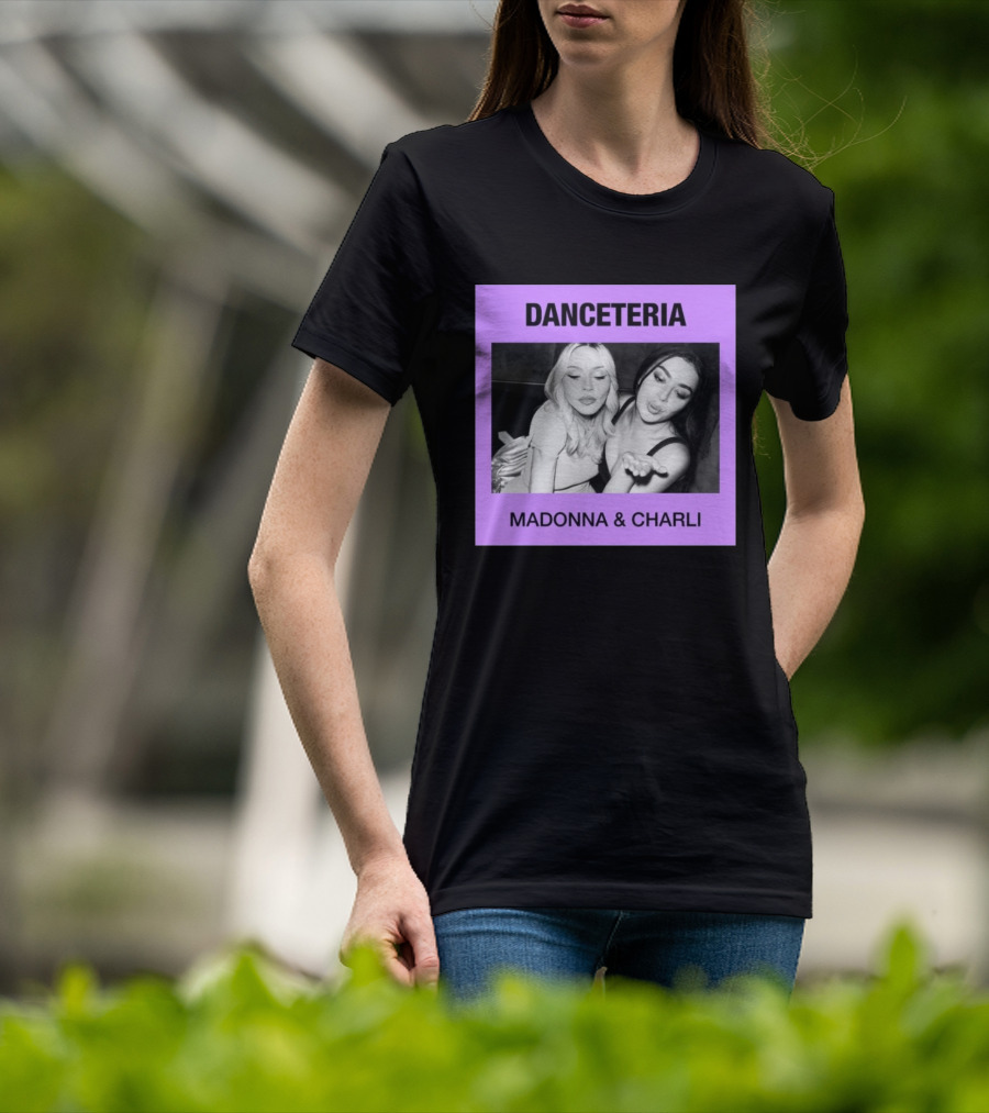 Danceteria Madonna & Charli Nostalgia 80s Club Scene T-Shirt