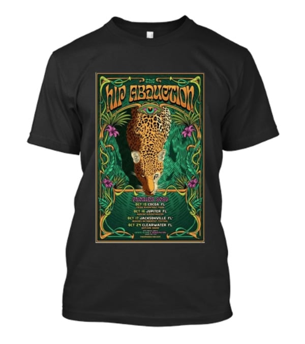 The Hip Abduction Tour Florida 2026 Abacoa Amphitheater Jupiter Oct 16 Leopard T-Shirt