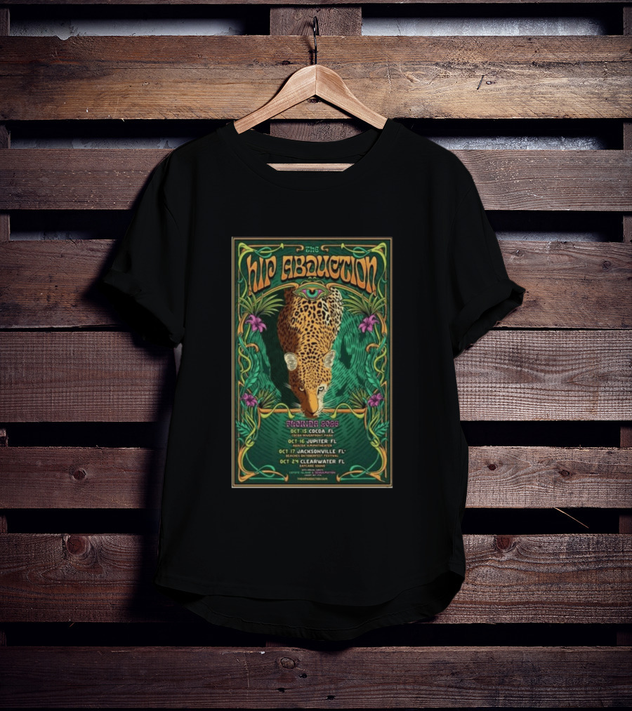 The Hip Abduction Tour Florida 2026 Abacoa Amphitheater Jupiter Oct 16 Leopard T-Shirt