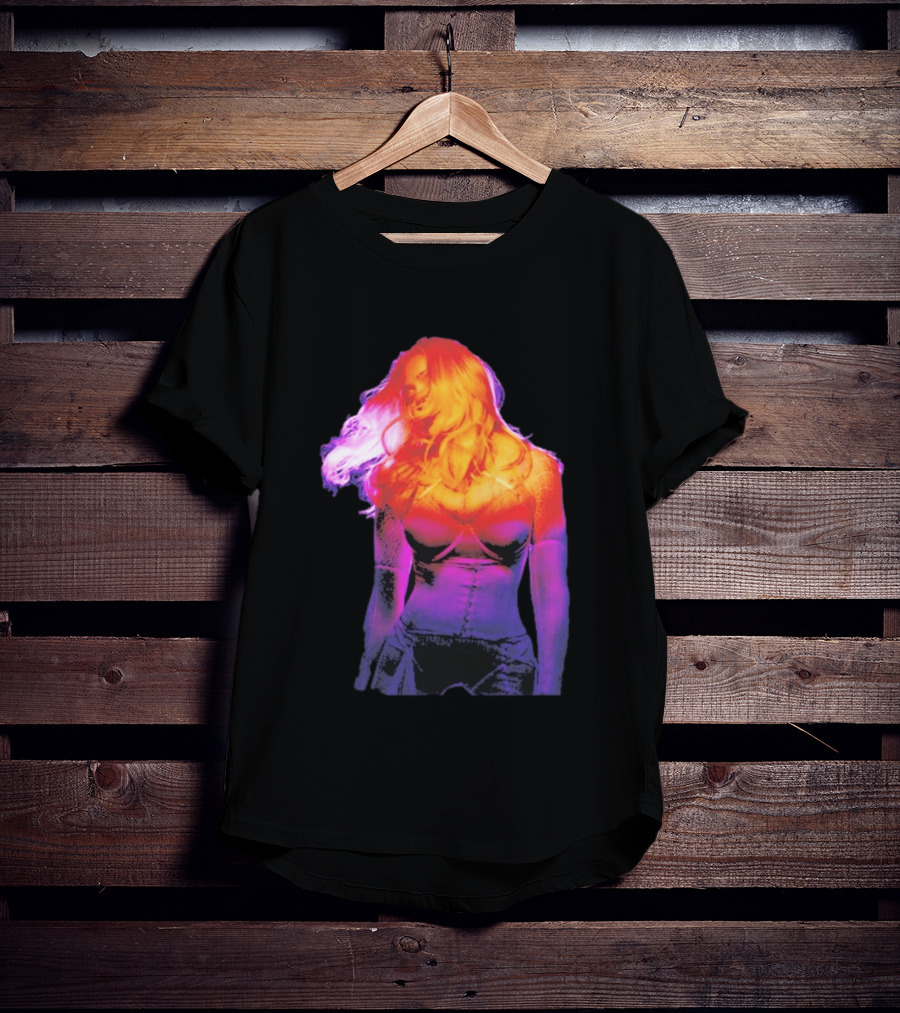 Madonna My Sins Are My Savior Neon Effect T-Shirt
