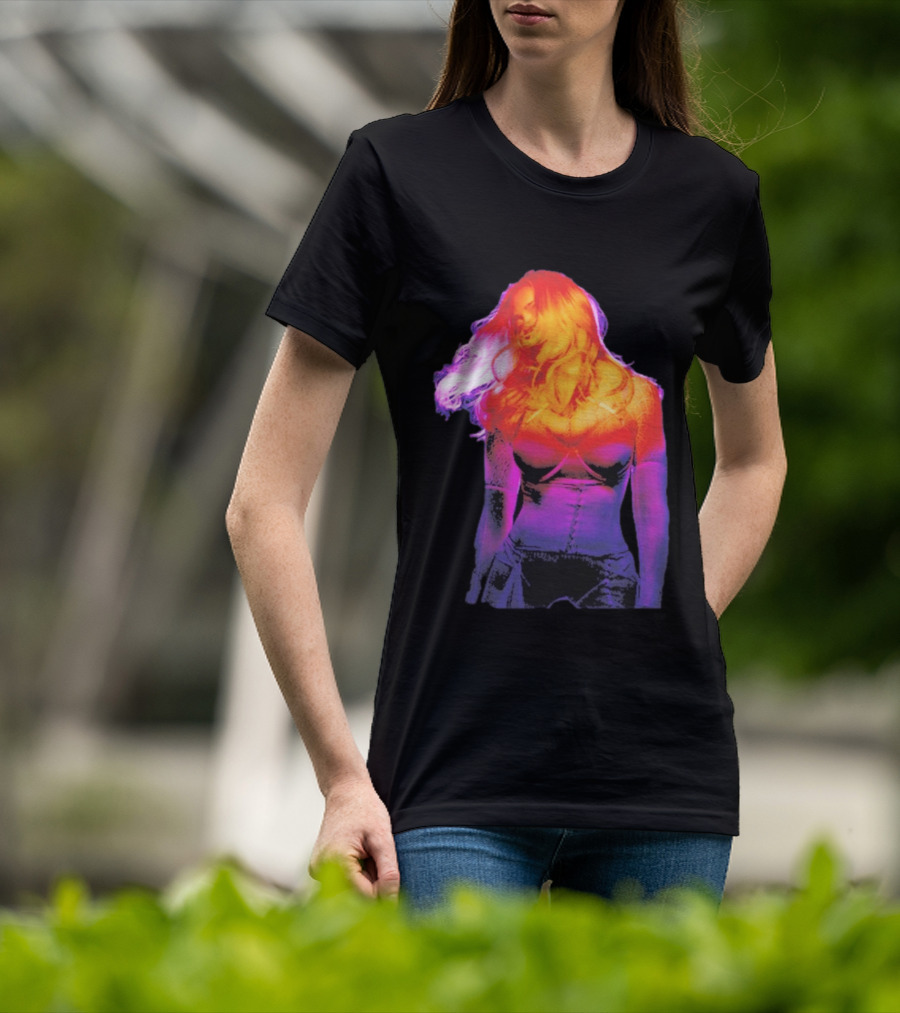 Madonna My Sins Are My Savior Neon Effect T-Shirt