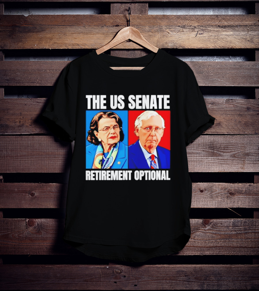 Dianne Feinstein Mitch McConnell The US Senate Retirement Optional T-Shirt