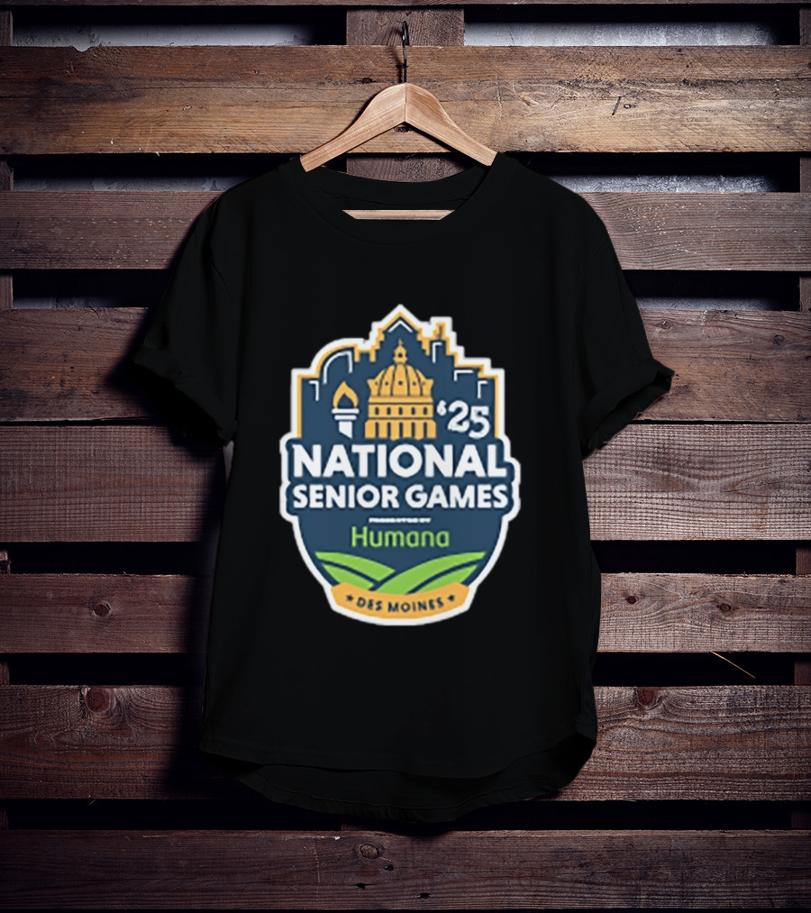 National Senior Games 2025 Presented By Humana Des Moines T-Shirt