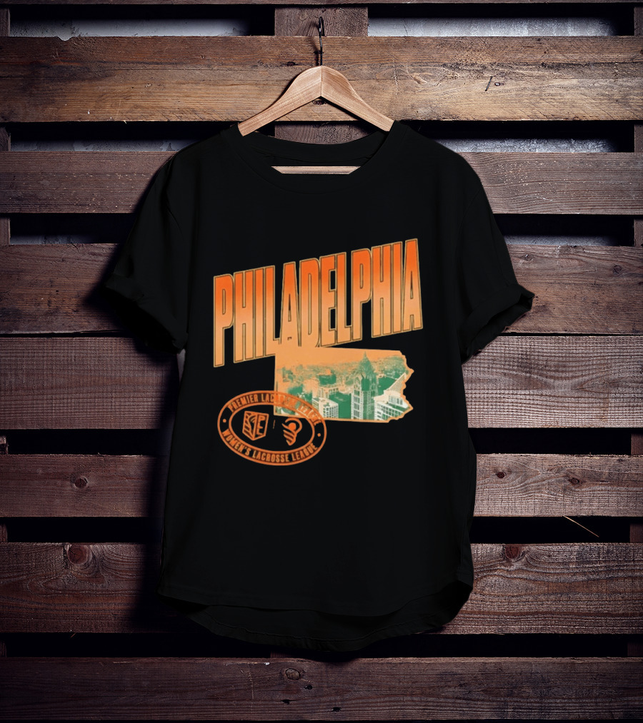 Philadelphia Premier Lacrosse League Women's Lacrosse Skyline T-Shirt