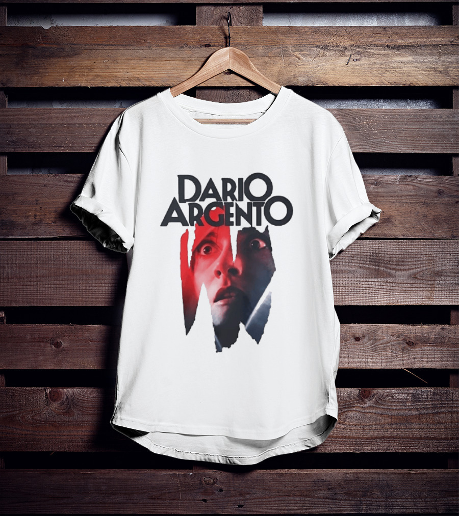 Dario Argento Horror Film Director Giallo Thriller Iconic Face T-Shirt