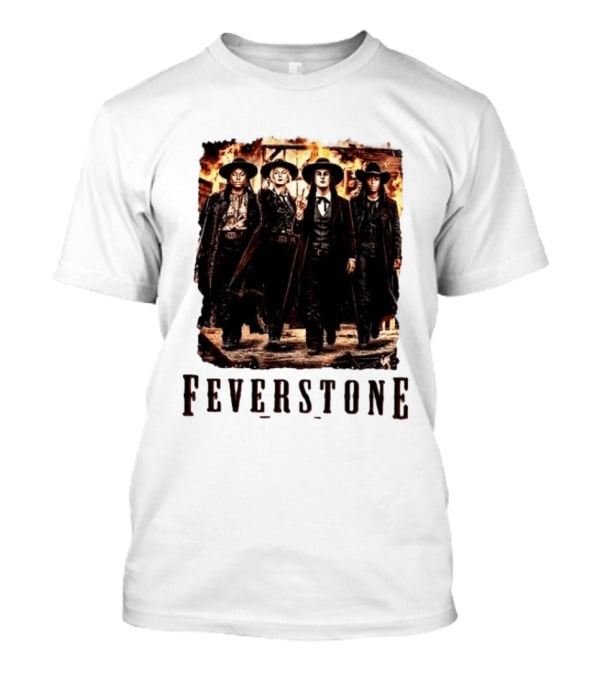 Feverstone Western Outlaw Group Cowboy Gunslinger T-Shirt