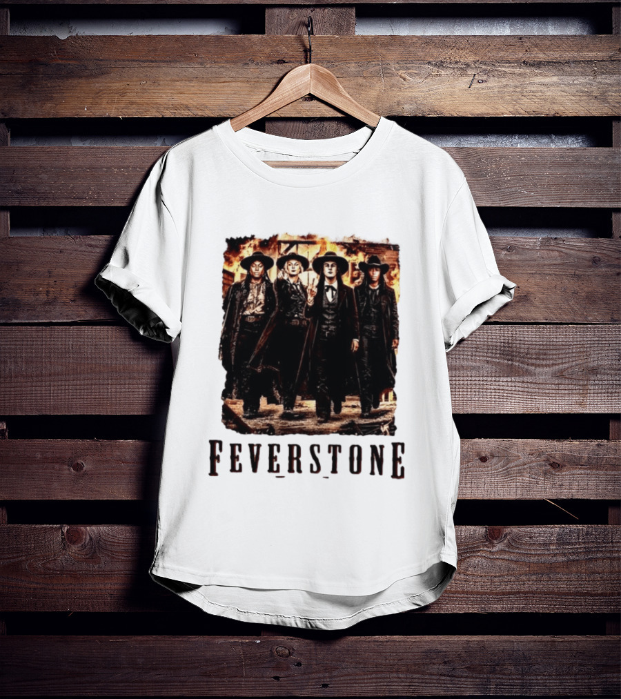 Feverstone Western Outlaw Group Cowboy Gunslinger T-Shirt