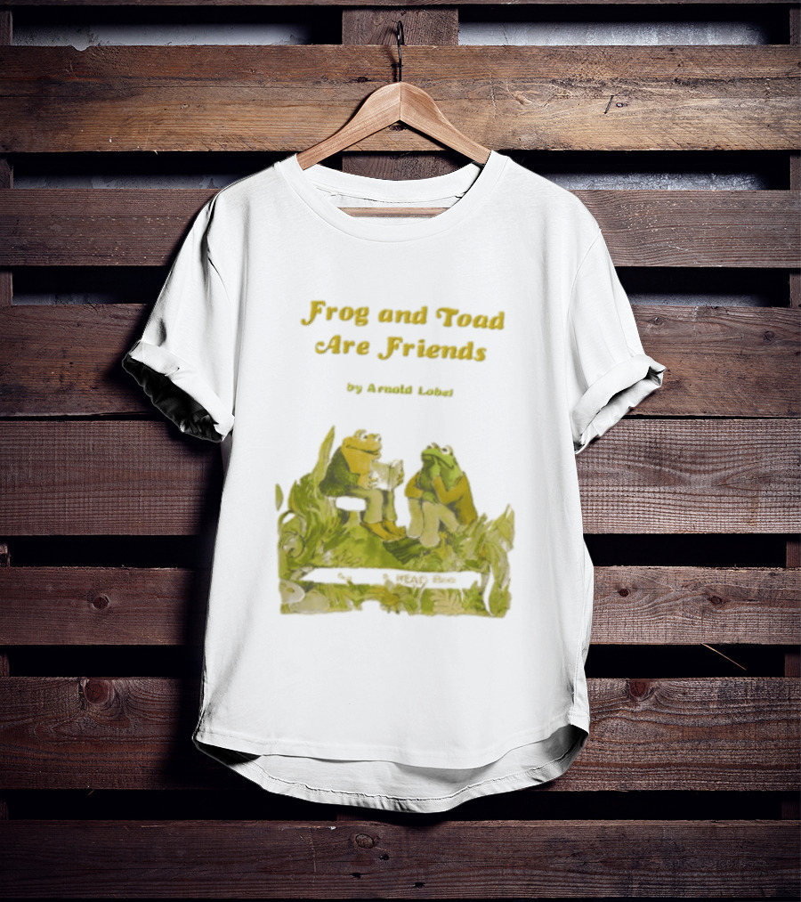 Frog And Toad Are Friends By Arnold Lobel Book Cover T-Shirt