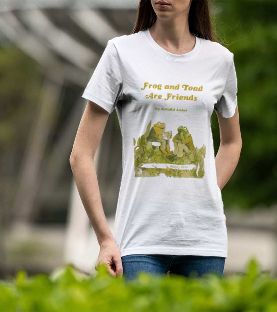 Frog And Toad Are Friends By Arnold Lobel Book Cover T-Shirt